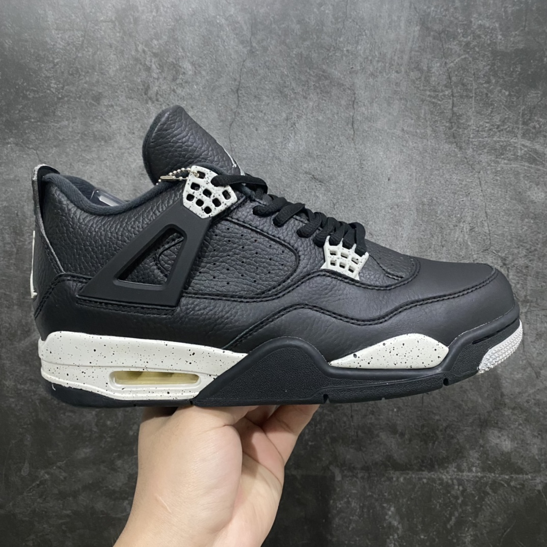 外贸纯原Air Jordan AJ4奥利奥2015版 老款荔枝皮奥利奥 314254-003 整鞋身使用超软摔纹荔枝皮 质感十足 老牌AJ4大厂出品 鞋型到位 细节可圈可点无可挑剔 尺码:40-47.5-选品中心