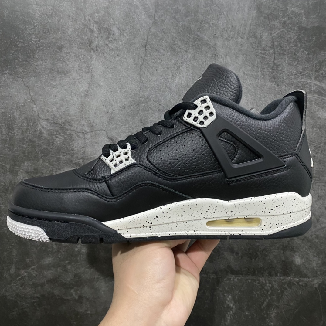 图片[2]-外贸纯原Air Jordan AJ4奥利奥2015版 老款荔枝皮奥利奥 314254-003 整鞋身使用超软摔纹荔枝皮 质感十足 老牌AJ4大厂出品 鞋型到位 细节可圈可点无可挑剔 尺码：40-47.5-选品中心