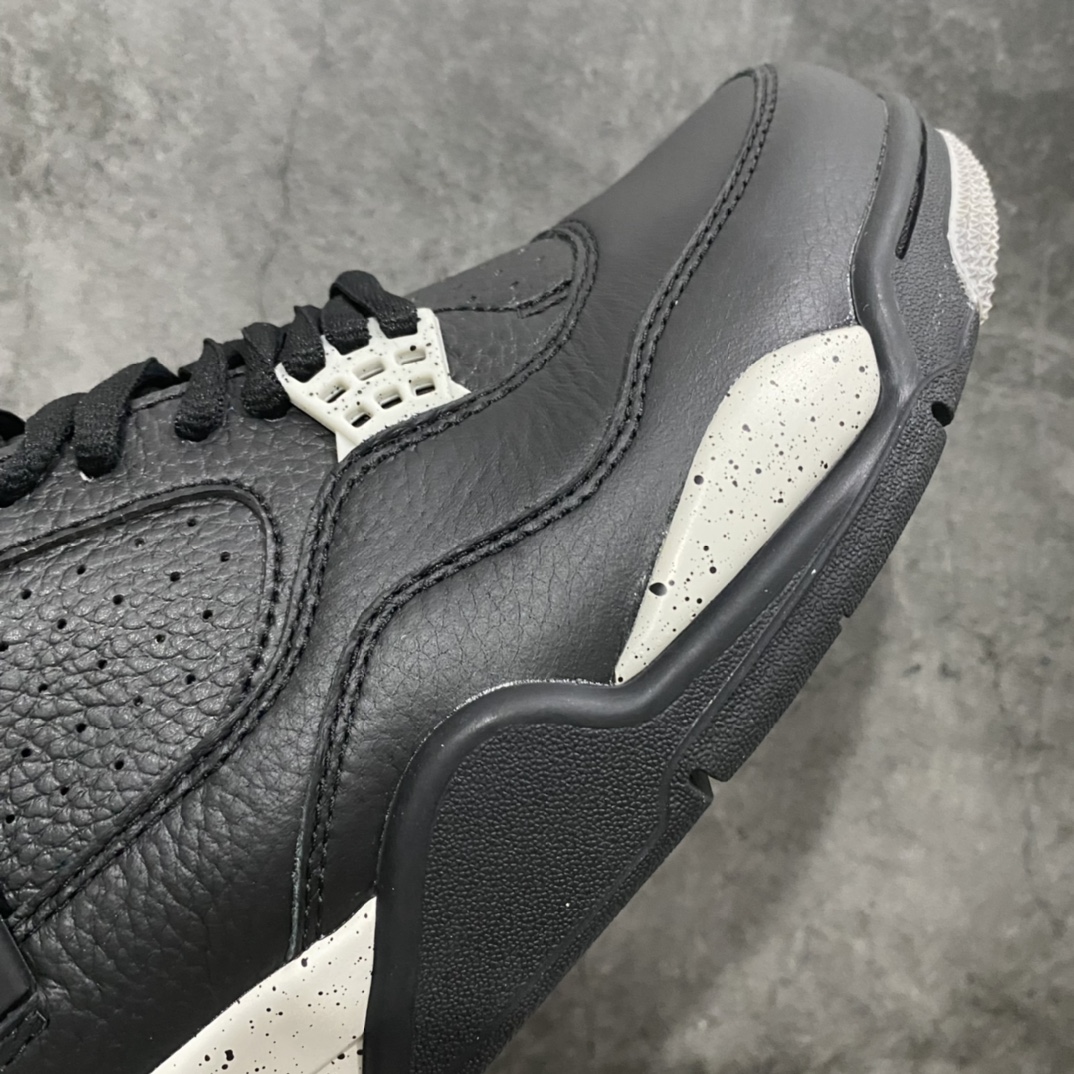 图片[6]-外贸纯原Air Jordan AJ4奥利奥2015版 老款荔枝皮奥利奥 314254-003 整鞋身使用超软摔纹荔枝皮 质感十足 老牌AJ4大厂出品 鞋型到位 细节可圈可点无可挑剔 尺码：40-47.5-选品中心