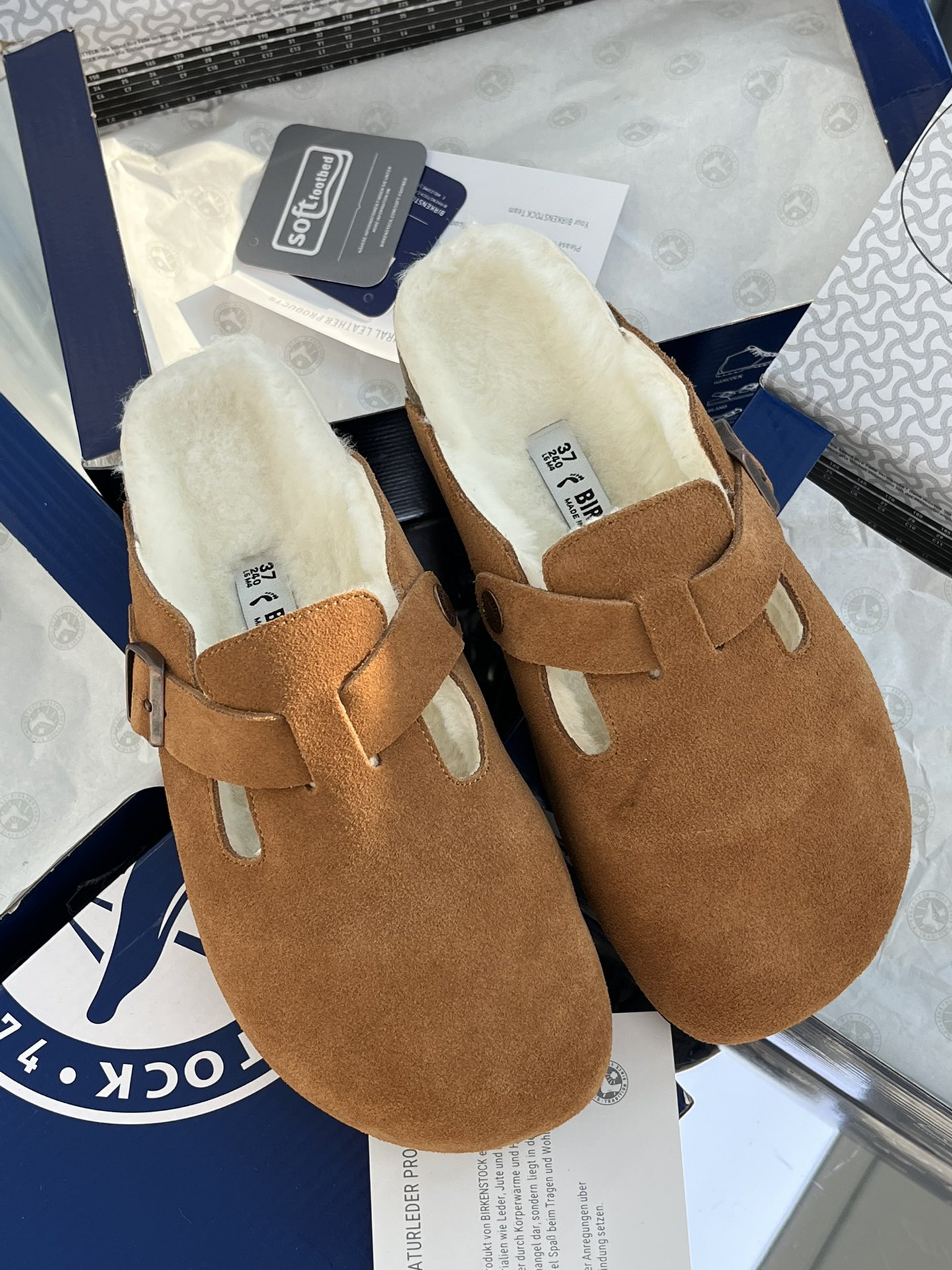 Fashionable Brown Birkenstock Shoes: Comfortable and Stylish Winter Footwear from Korea