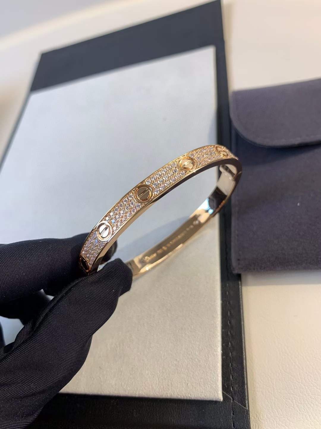 Cartier Cartier宽版 满星天手镯 CNC 版
