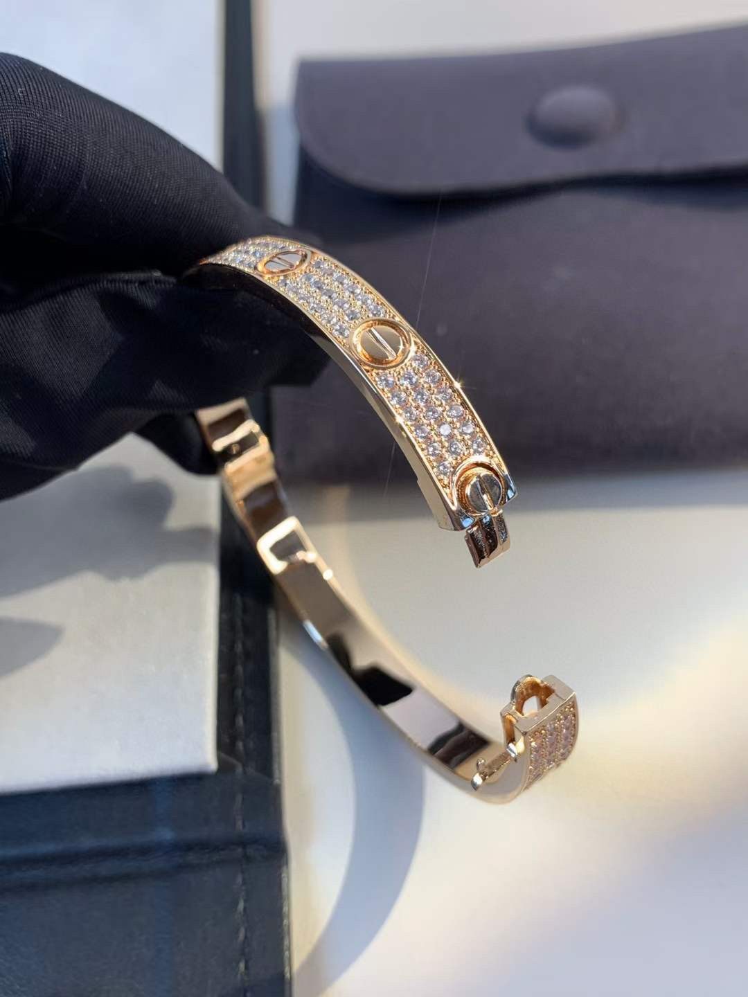 Cartier Cartier宽版 满星天手镯 CNC 版