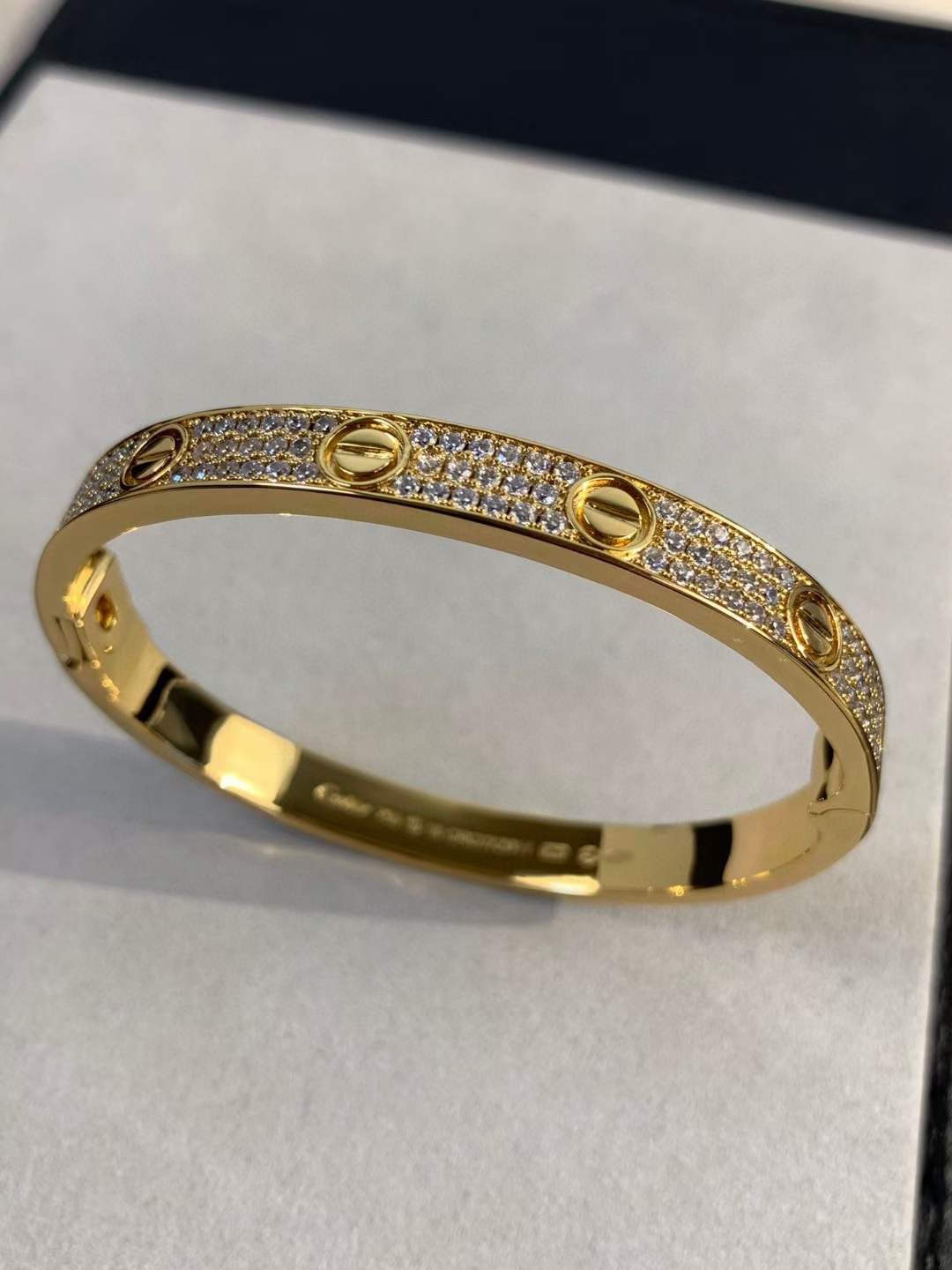 Cartier Cartier宽版 满星天手镯 CNC 版