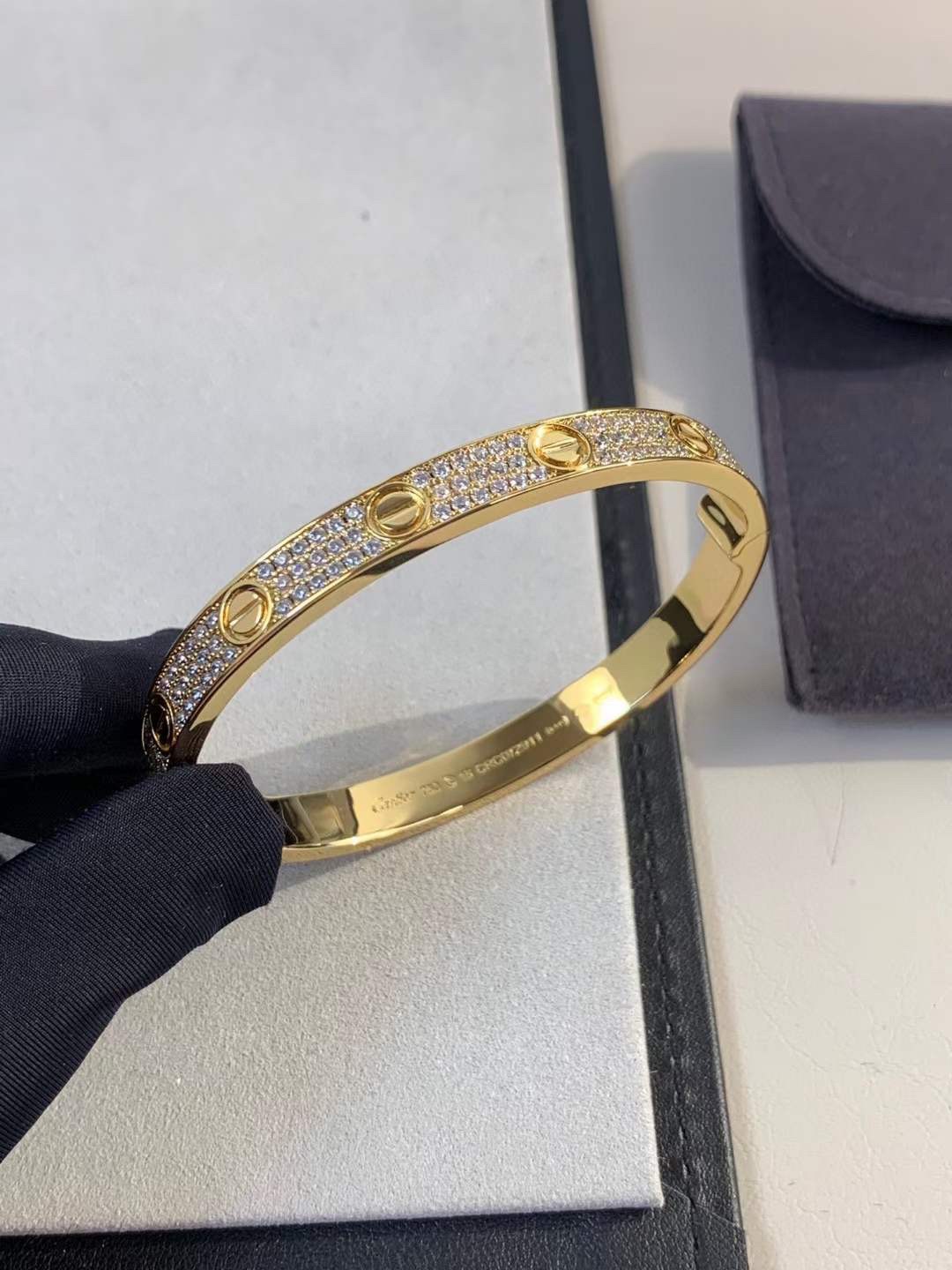 Cartier Cartier宽版 满星天手镯 CNC 版