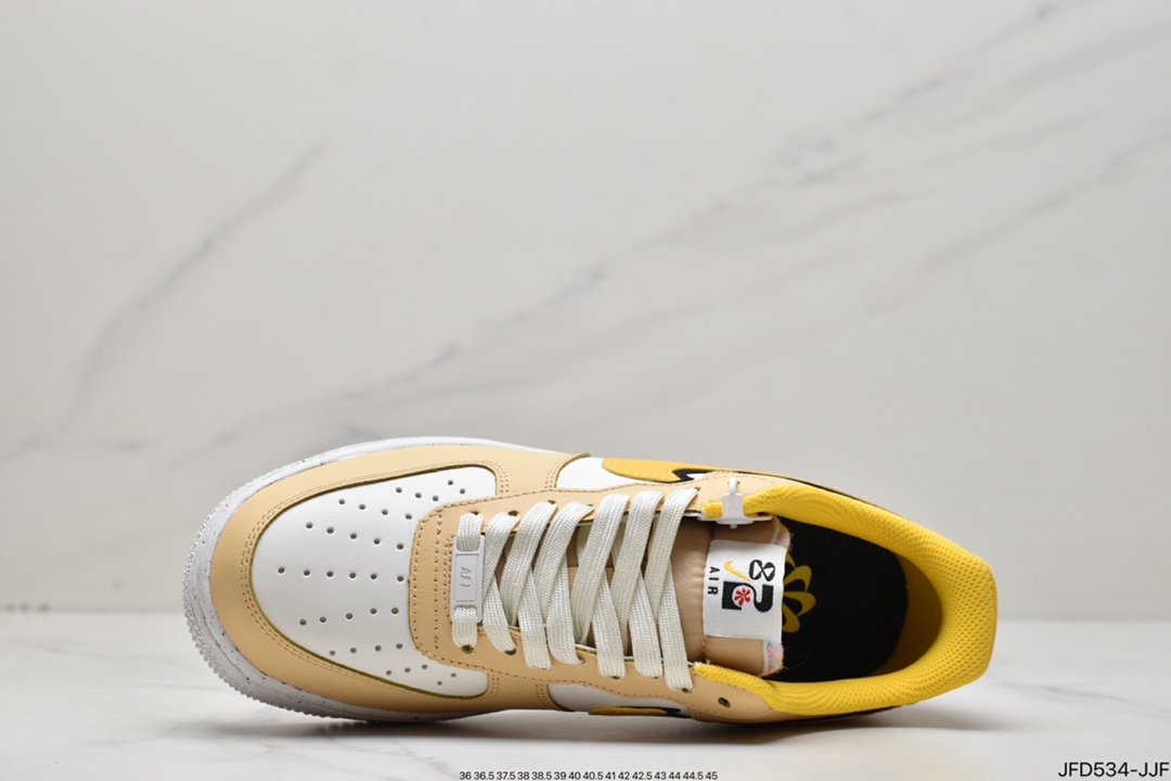 170 Nike Air Force 1 Low 07 LV8 EMB “82 Double Swoosh Yellow“ 黄白黑DX6065-171