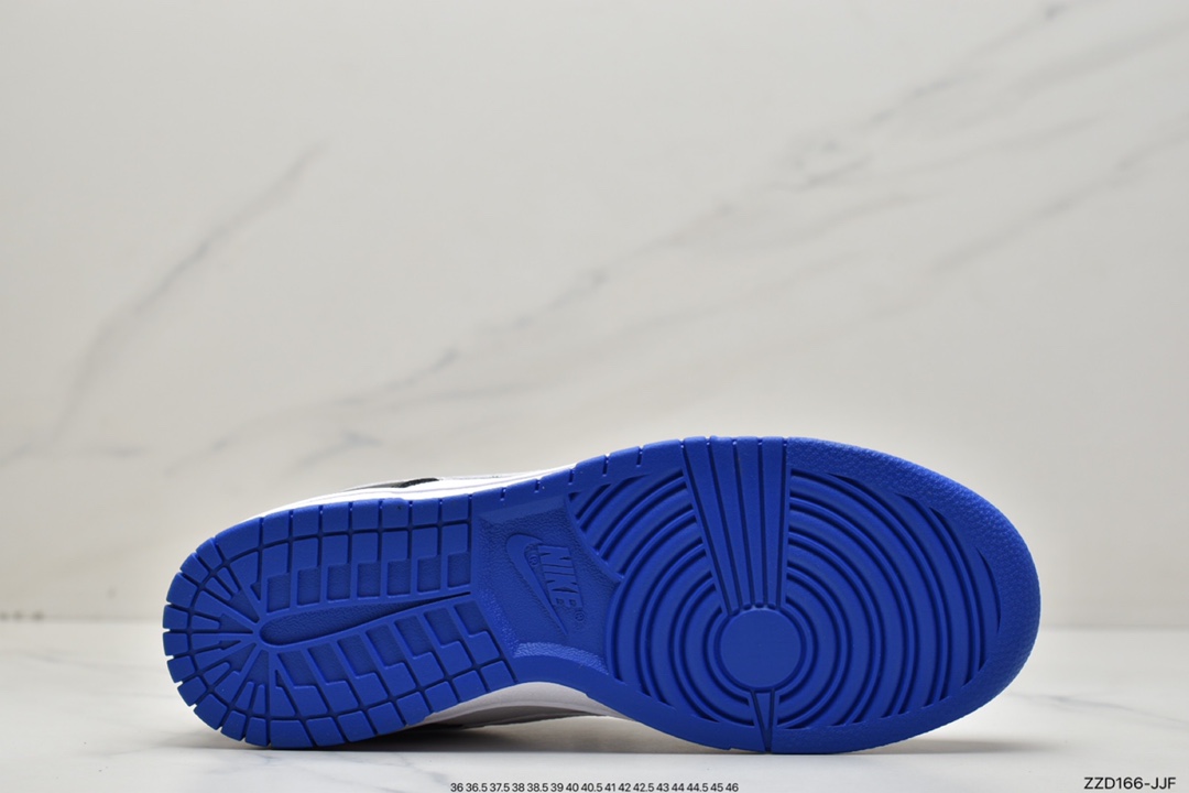 250  Nike SB Dunk Low Dunk “白黑蓝” 运动休闲低帮板鞋 FD9064-110