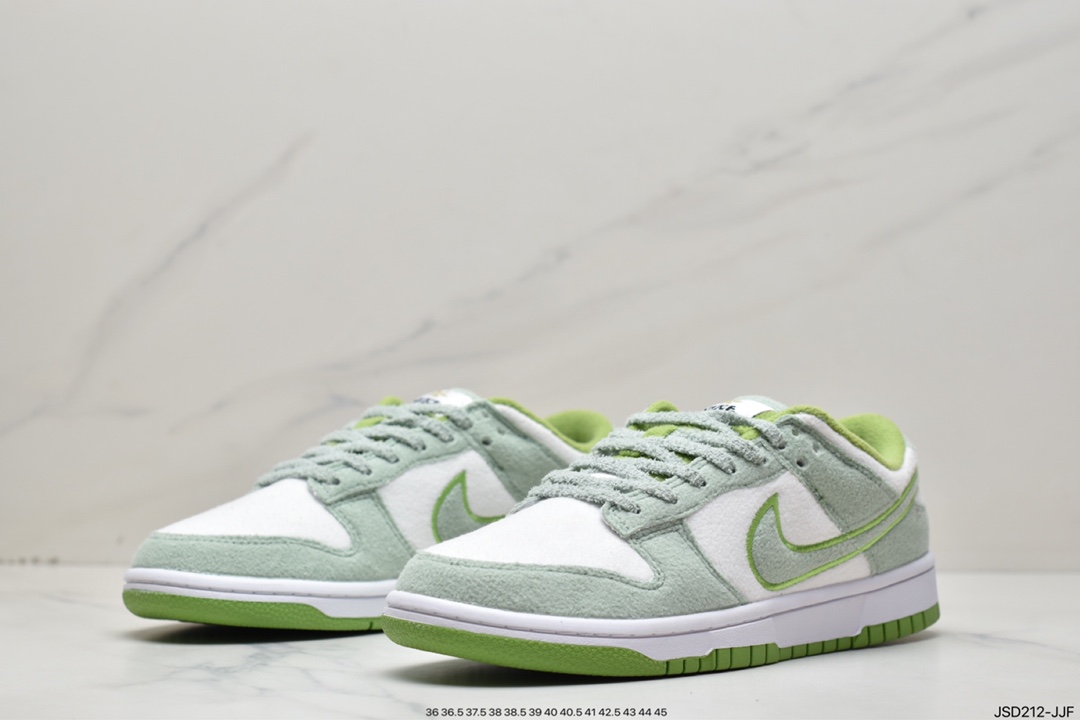 200 耐克/Nike Dunk Low sb “Fleece”白绿色 DQ7579-300