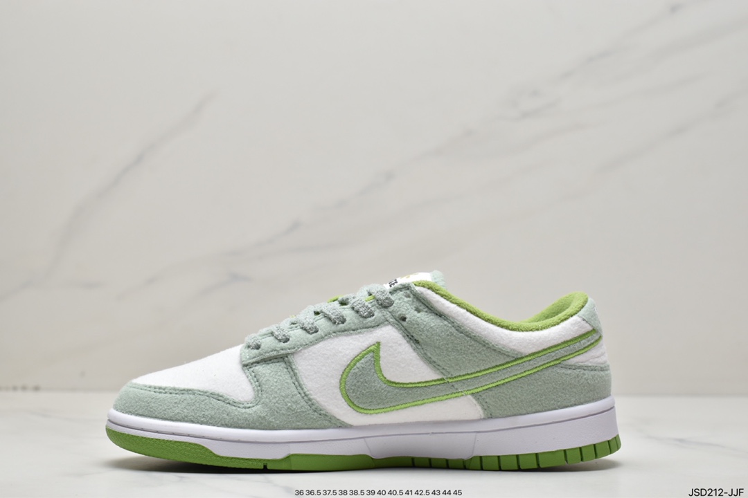 200 耐克/Nike Dunk Low sb “Fleece”白绿色 DQ7579-300