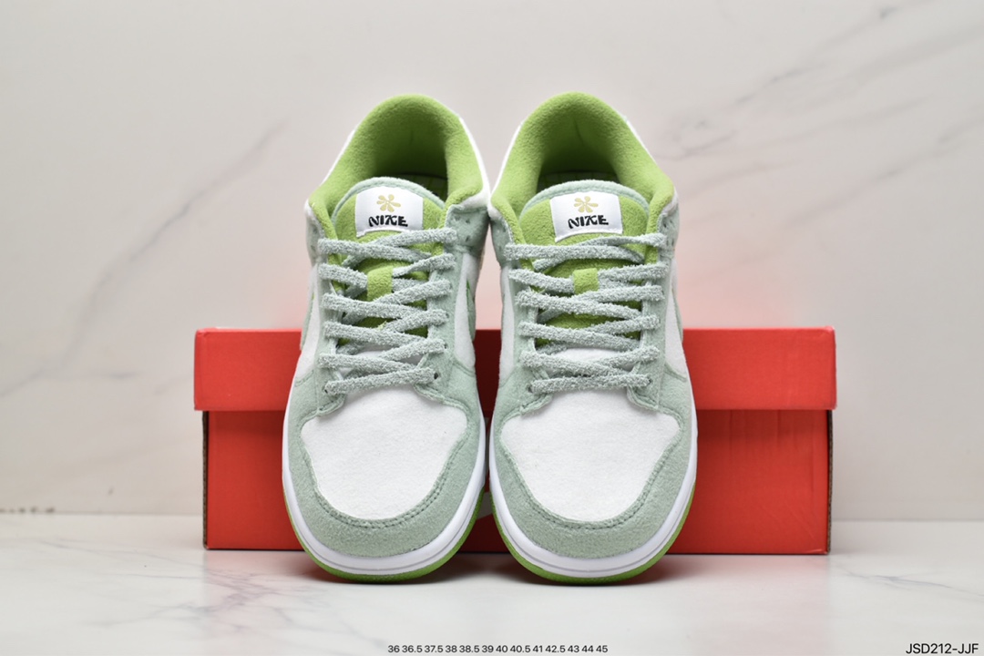200 耐克/Nike Dunk Low sb “Fleece”白绿色 DQ7579-300