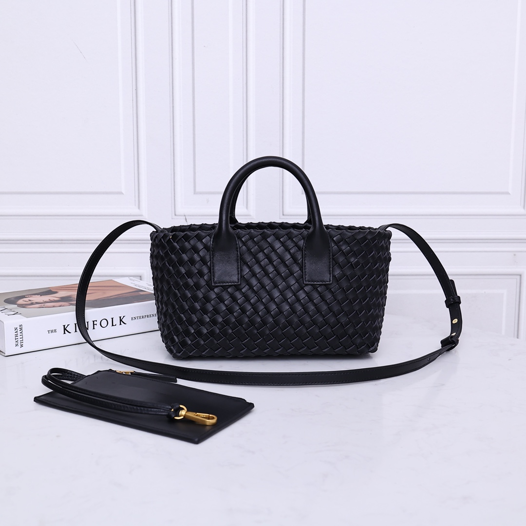 Bottega Veneta Mini Cabat Woven Handbag Crossbody Bag