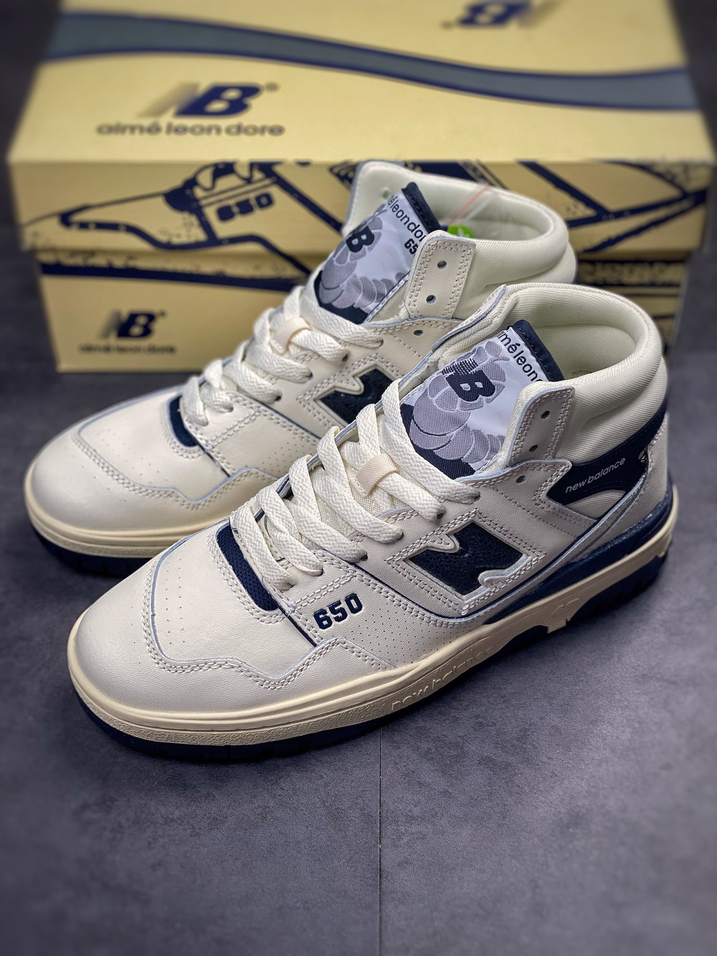 ALD x New Balance 650 White Navy BB650RD1