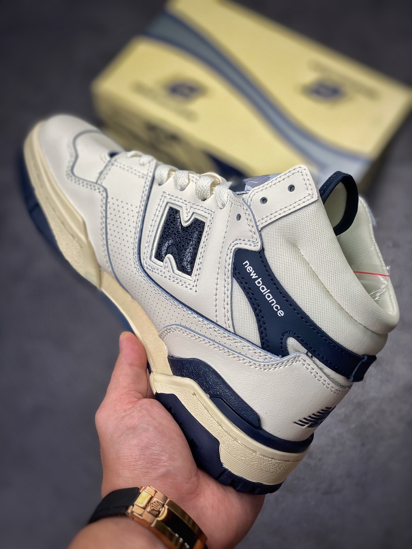 ALD x New Balance 650 White Navy BB650RD1