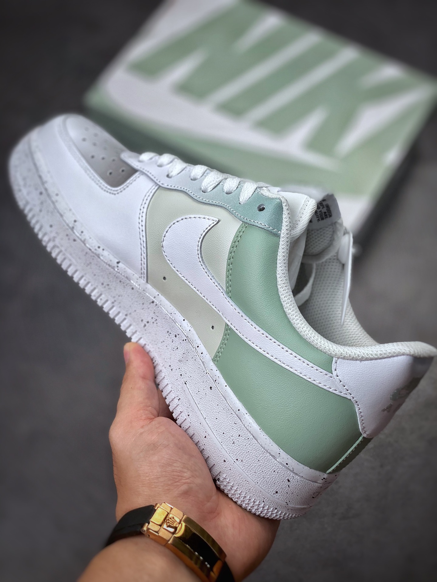 230 Nike Air Force 1 Low 07 渐变绿泼墨 MM6023-336