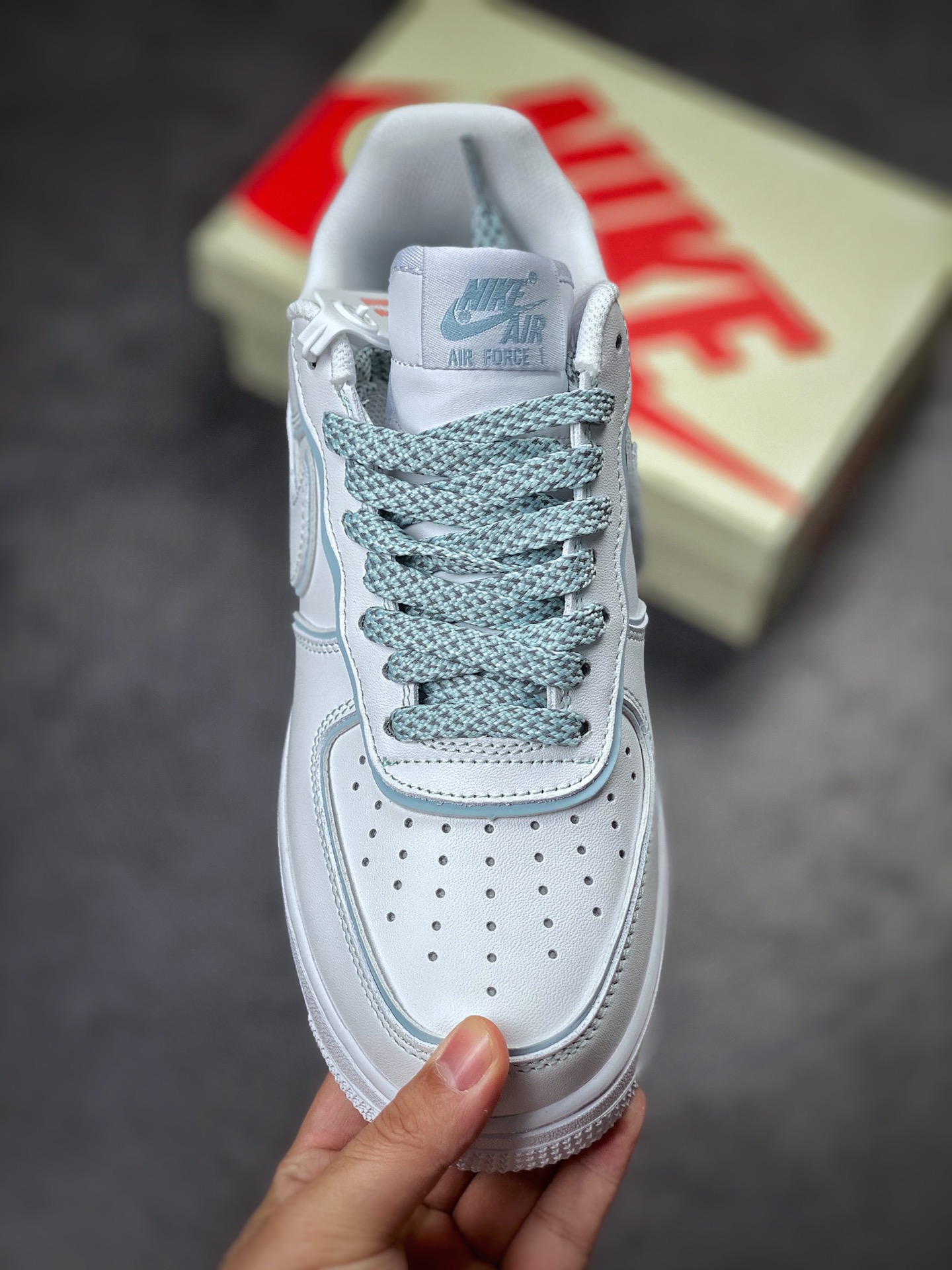 250 Nike Air Force 1 Low 07 Stussy 斯图西联名淡绿反光DT0617-029