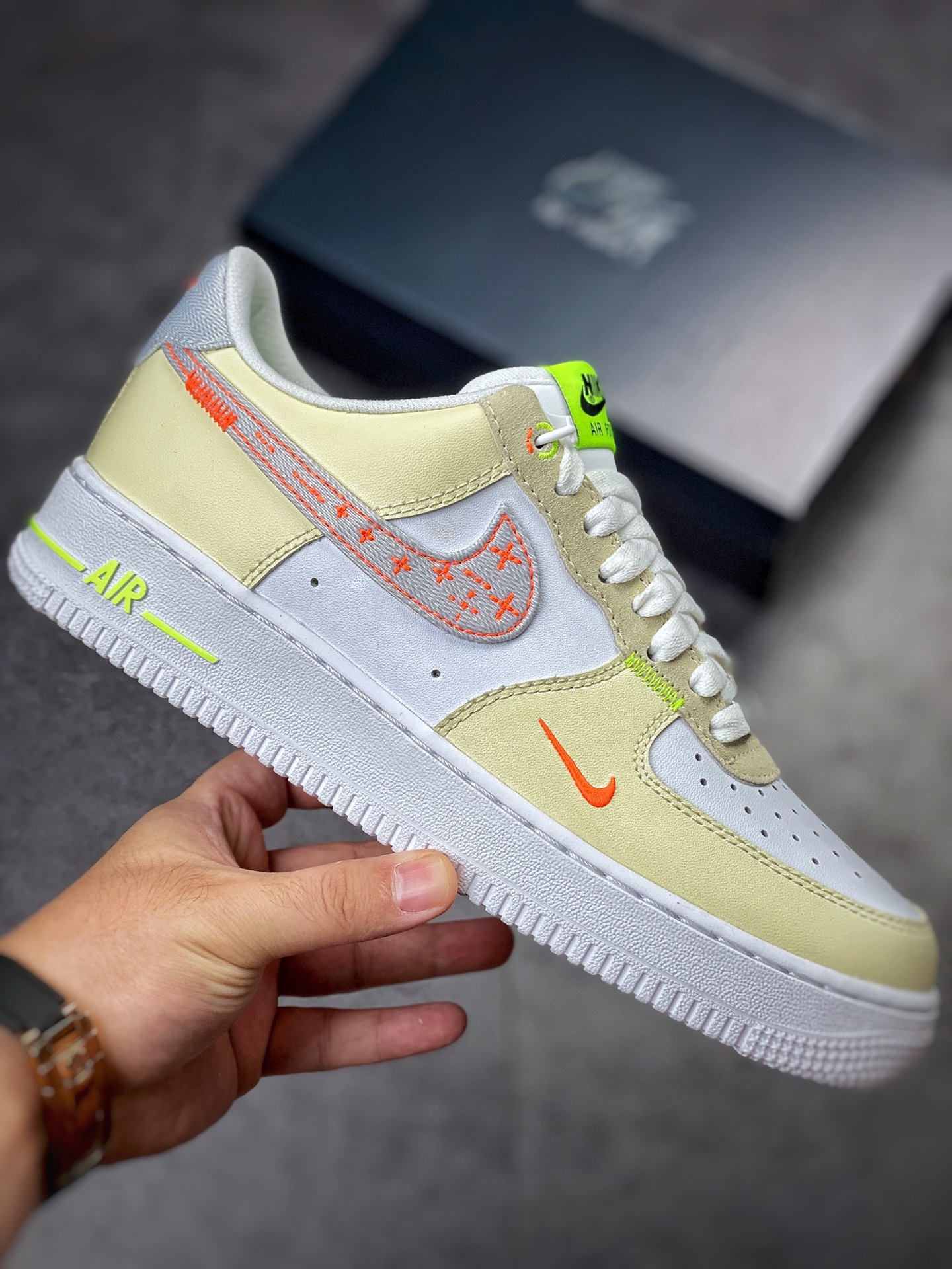 190 Nike Air Force 1 Low 07 Just Do It 白棕 FB1852-111