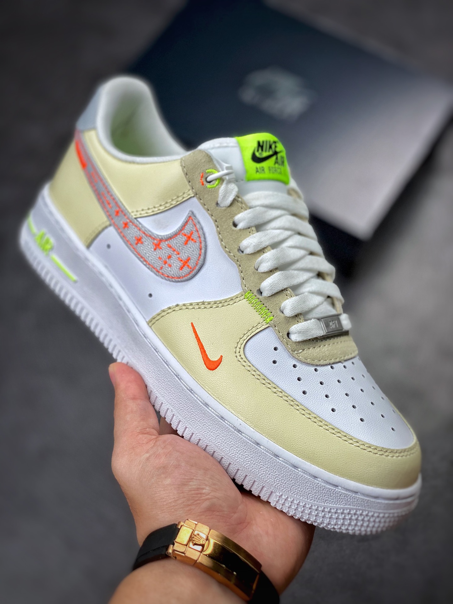 190 Nike Air Force 1 Low 07 Just Do It 白棕 FB1852-111