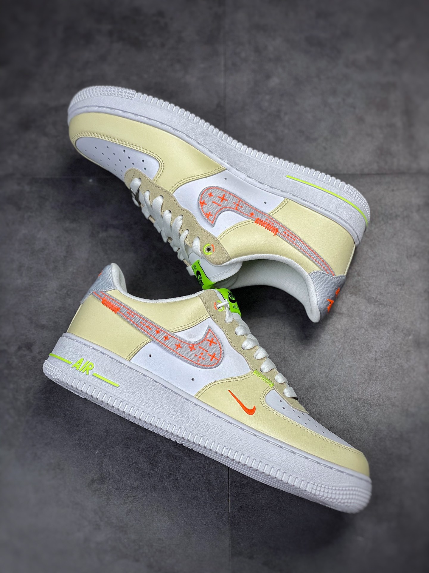 190 Nike Air Force 1 Low 07 Just Do It 白棕 FB1852-111