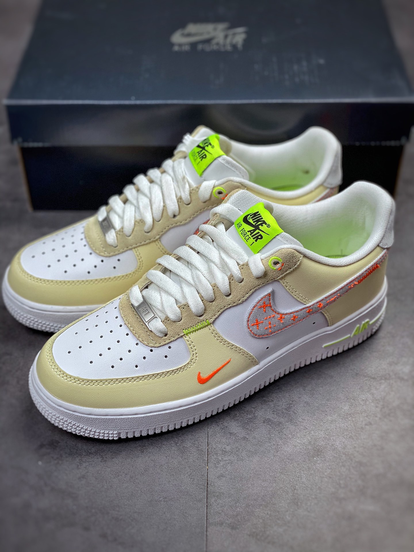 190 Nike Air Force 1 Low 07 Just Do It 白棕 FB1852-111