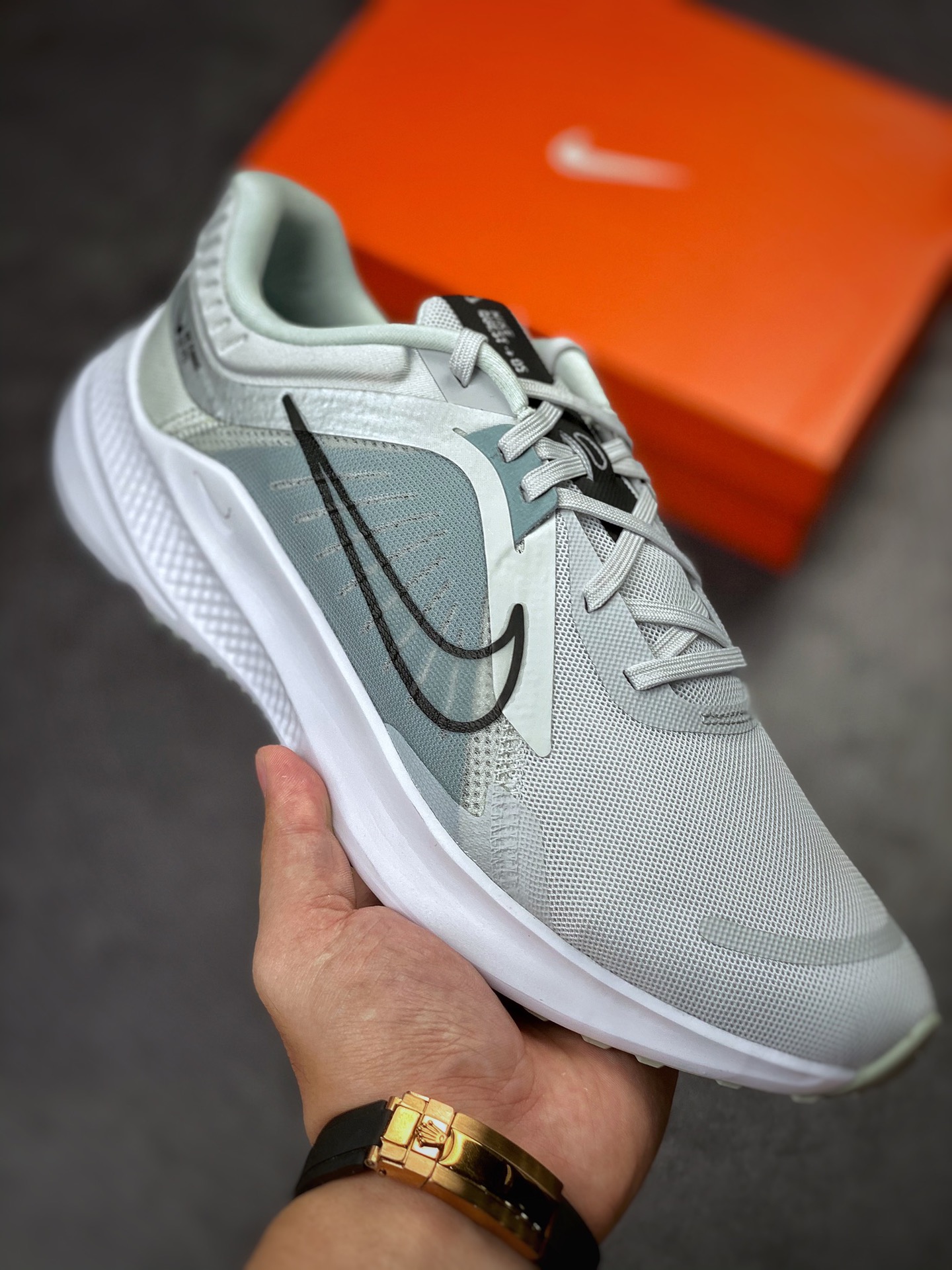 180 Nike Quest 5极速5代 网面透气 时尚休闲跑步鞋 DD0204-002