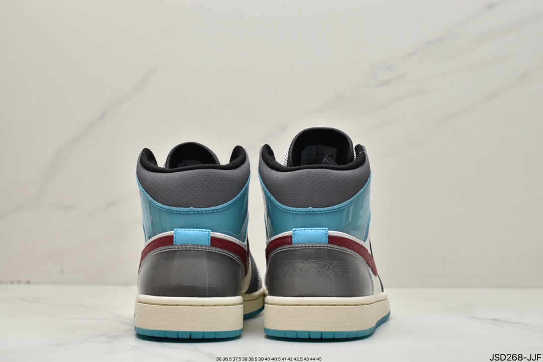 200 冰蓝与闪灰的碰撞「AIR JORDAN 1 MID SE ”GCEL”」Air Jordan 1 Mid SE 男子运动鞋FB1870-161