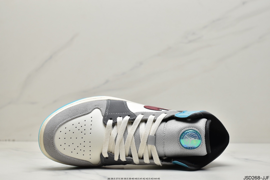 200 冰蓝与闪灰的碰撞「AIR JORDAN 1 MID SE ”GCEL”」Air Jordan 1 Mid SE 男子运动鞋FB1870-161