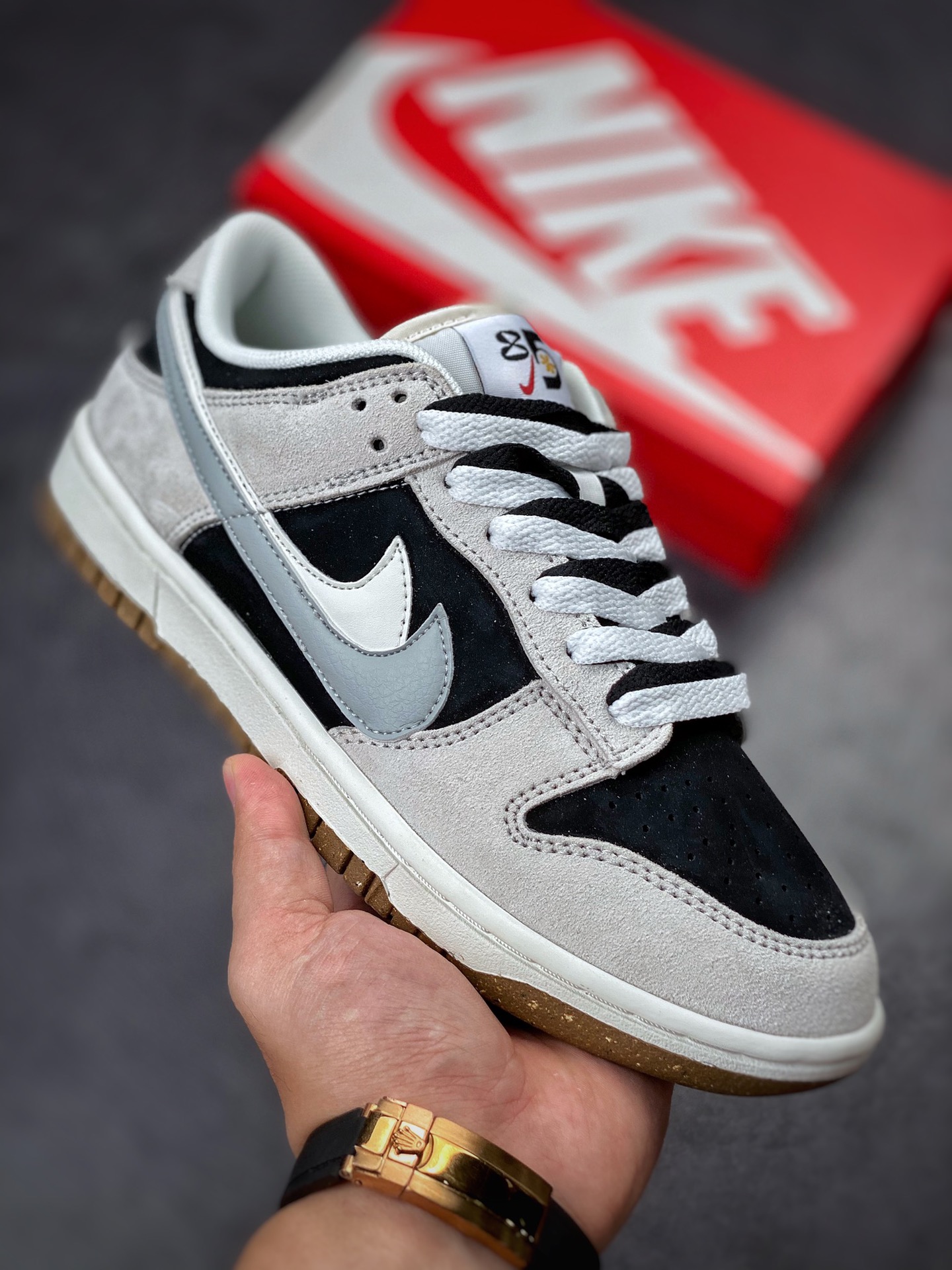 240 Nike SB Dunk Low SE ”85” 白黑双钩 DO9457-100