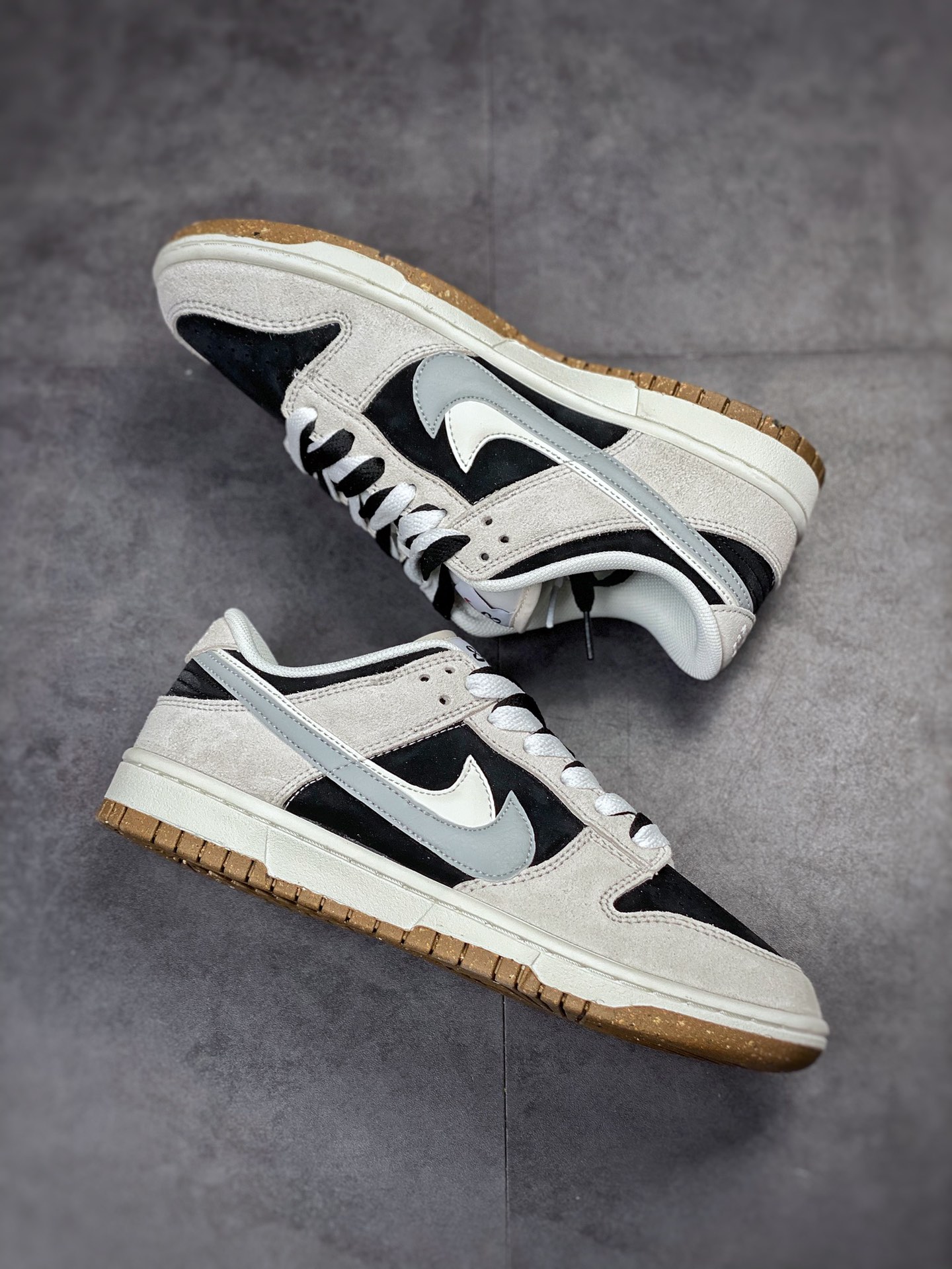 240 Nike SB Dunk Low SE ”85” 白黑双钩 DO9457-100