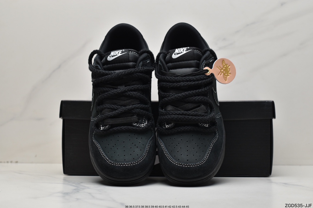 290 绑绳Off-White解构风定制，耐克Nike SB Dunk Low”Paper Airplane”扣篮DJ6188-002