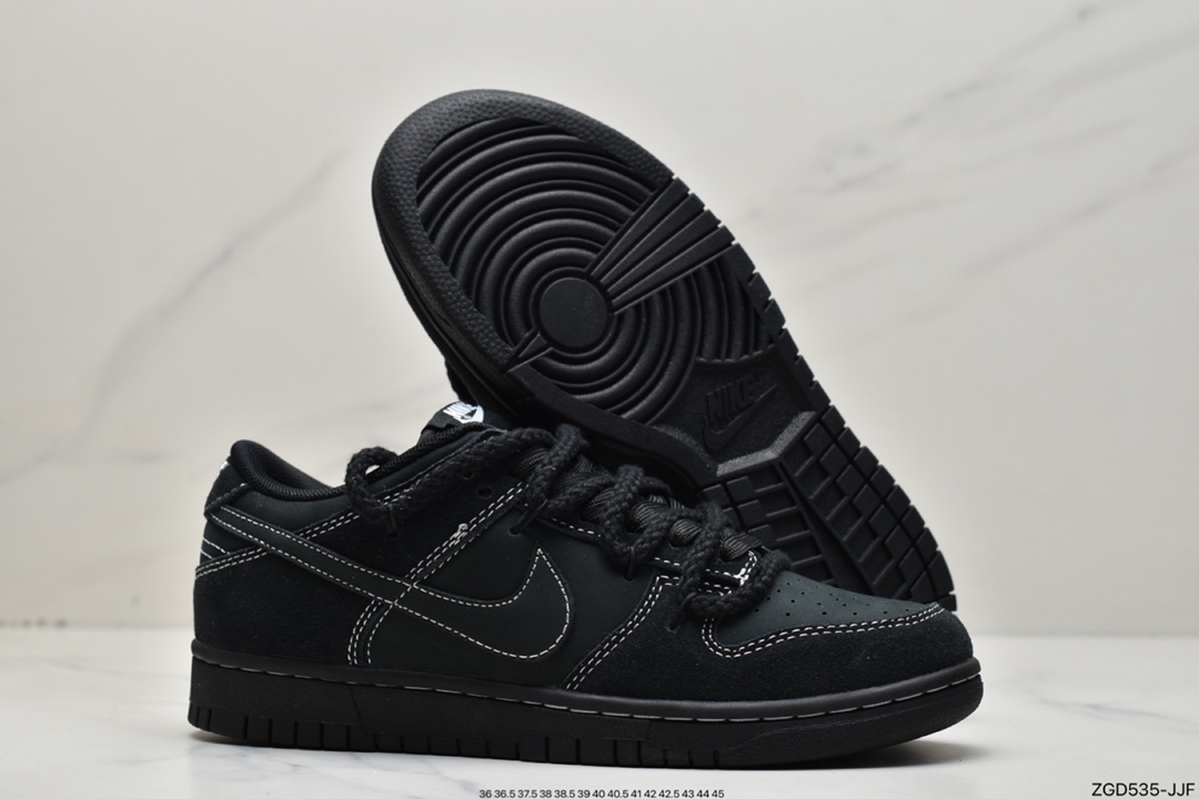 290 绑绳Off-White解构风定制，耐克Nike SB Dunk Low”Paper Airplane”扣篮DJ6188-002