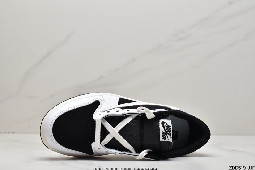 230 Travis Scott x Nike Air Jordan 1 Low OG SP”Grey/Black/Beige”AJ1 DM7866-180