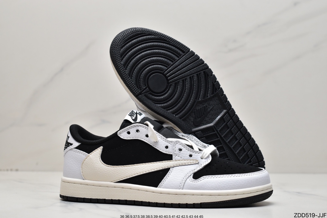 230 Travis Scott x Nike Air Jordan 1 Low OG SP”Grey/Black/Beige”AJ1 DM7866-180