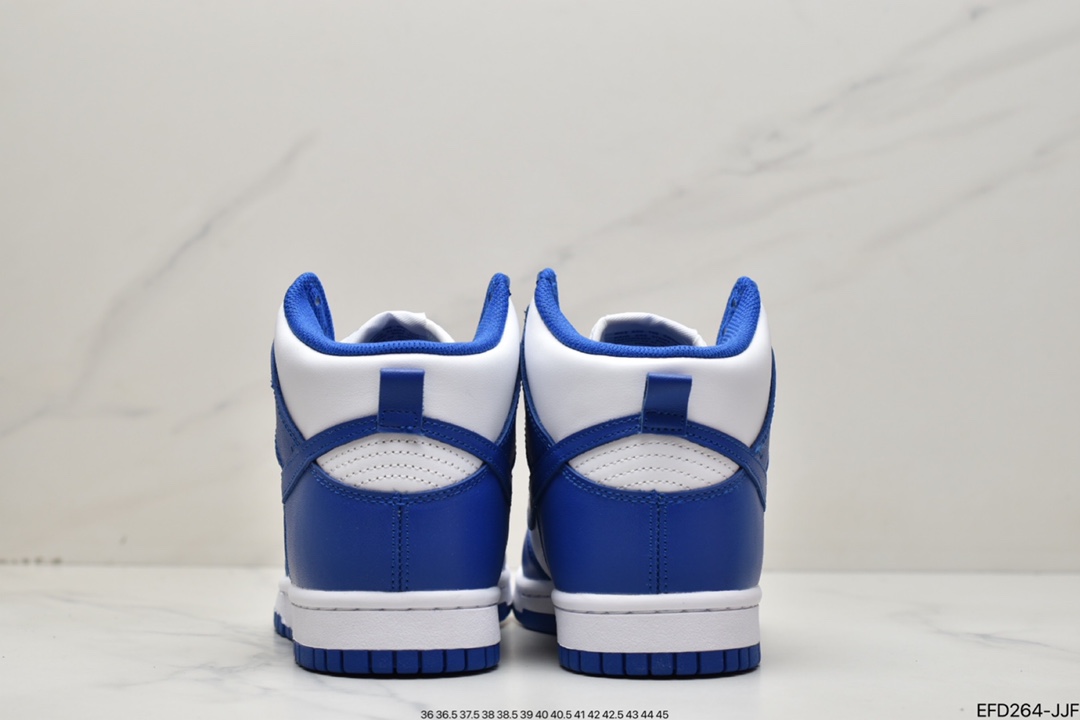 390 纯原耐克Nike SB Dunk High Retro “Orange Blaze”白蓝2021版 DD1399-102