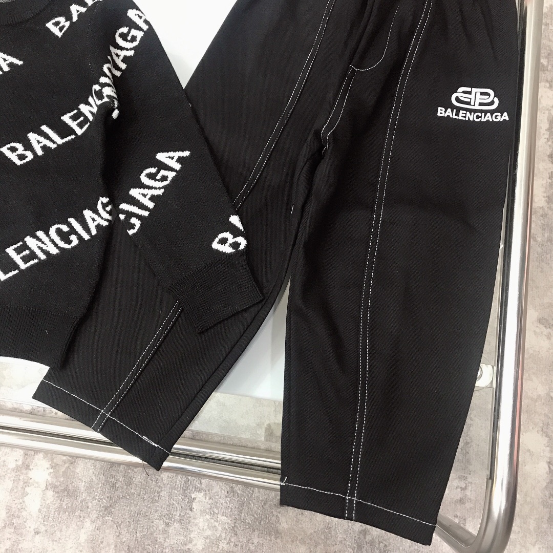 “Balenciaga Parisian Suit: Knit Details, High-Sweating Cotton, Comfortable and Stylish Kids’ Wear” - 图片 7