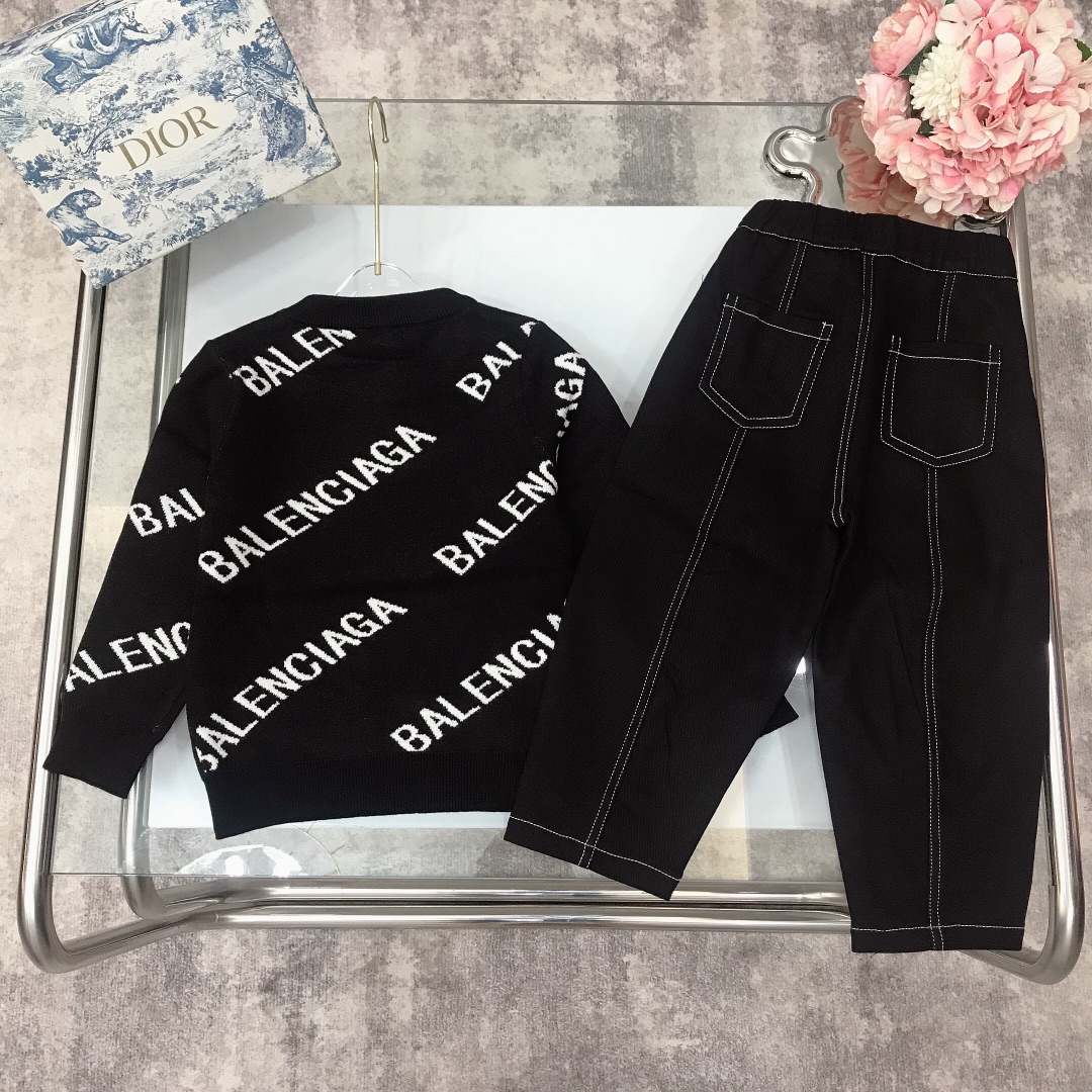 “Balenciaga Parisian Suit: Knit Details, High-Sweating Cotton, Comfortable and Stylish Kids’ Wear” - 图片 9