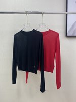 Yves Saint Laurent Clothing Knit Sweater Shop Cheap High Quality 1:1 Replica
 Knitting Fall Collection