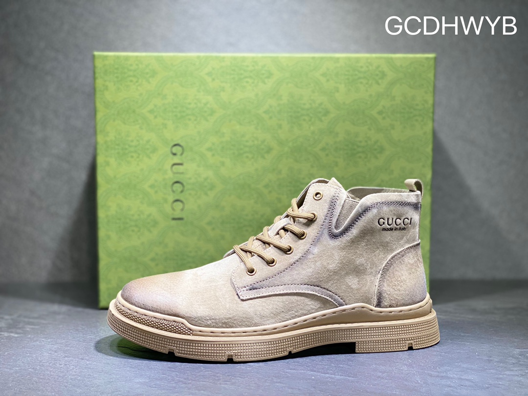 Gucci Haute Couture Retro Casual Martin Boots