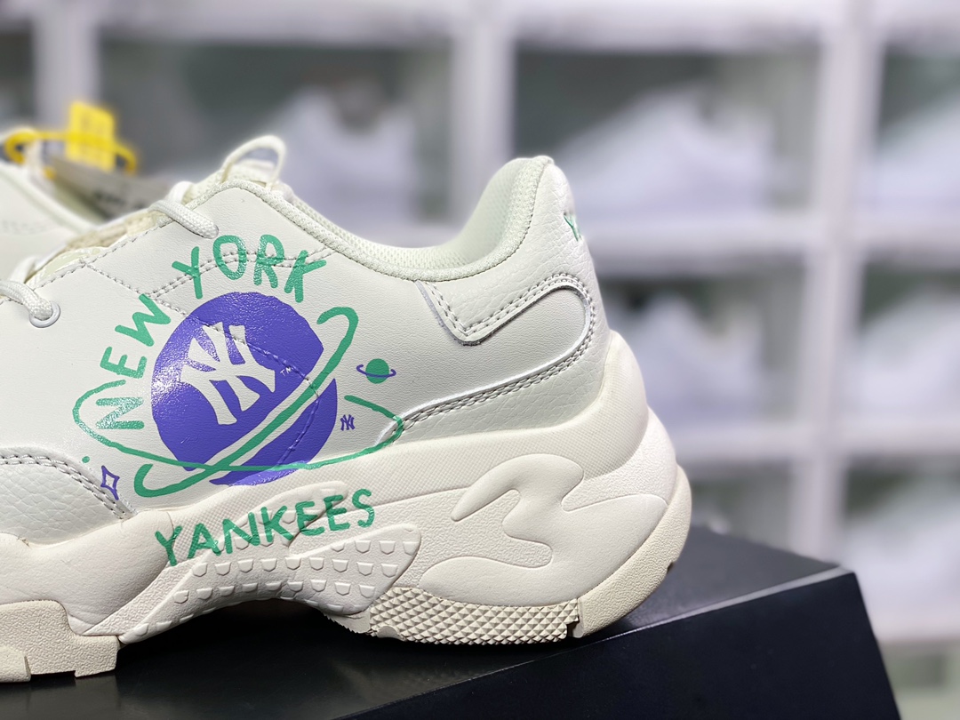 Korea Korea Limited NY American Rugby Yankees xx MLB Big Ball Chunky A Running thick-soled daddy thick-soled casual sports jogging shoes ”off-white green camouflage NY print” 3ASHCGM2N-C0001