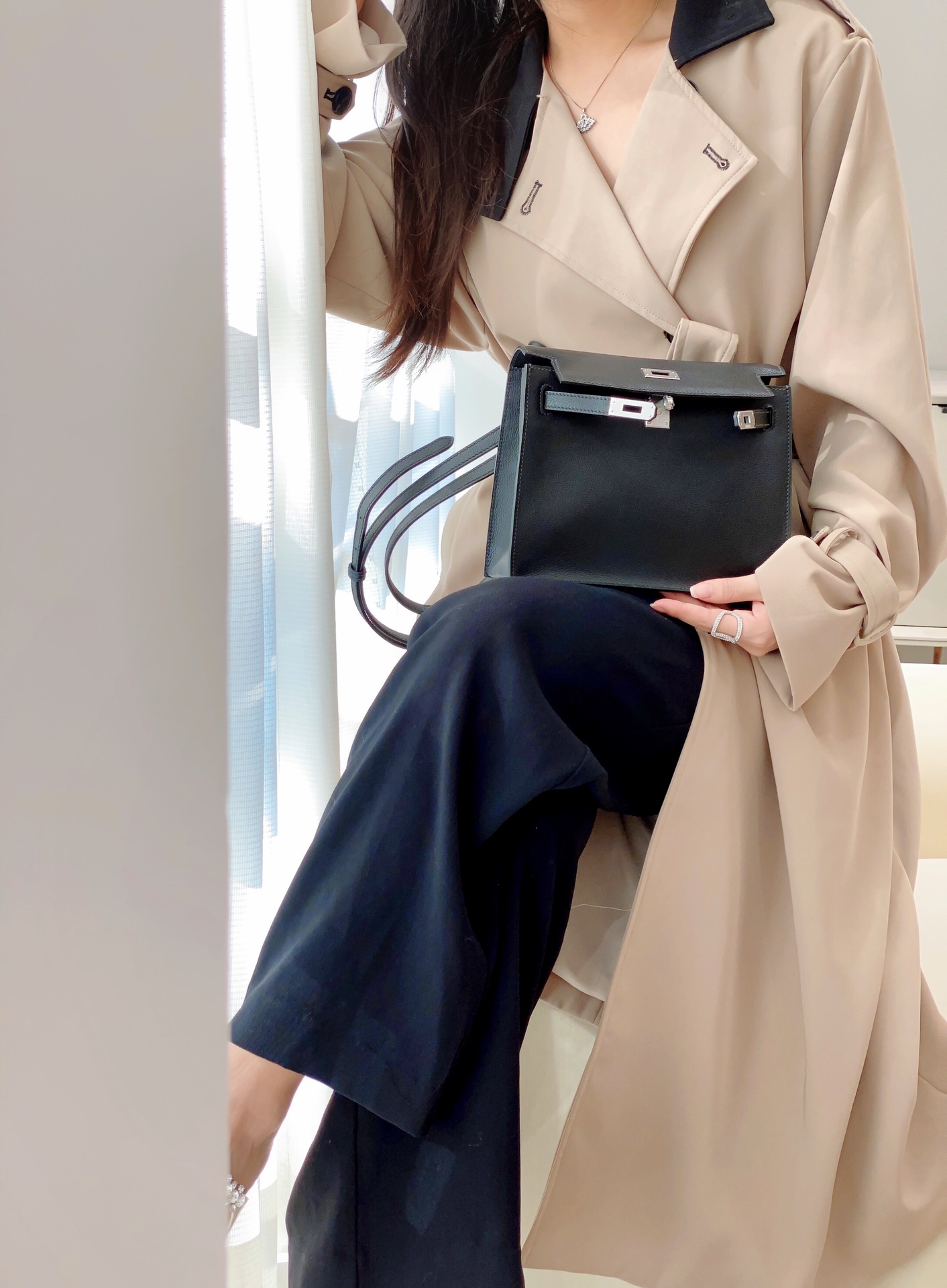 爱马仕 Hermès 高定典藏名品高定成衣时装外套连衣裙衬衫T恤 #2239613A 5