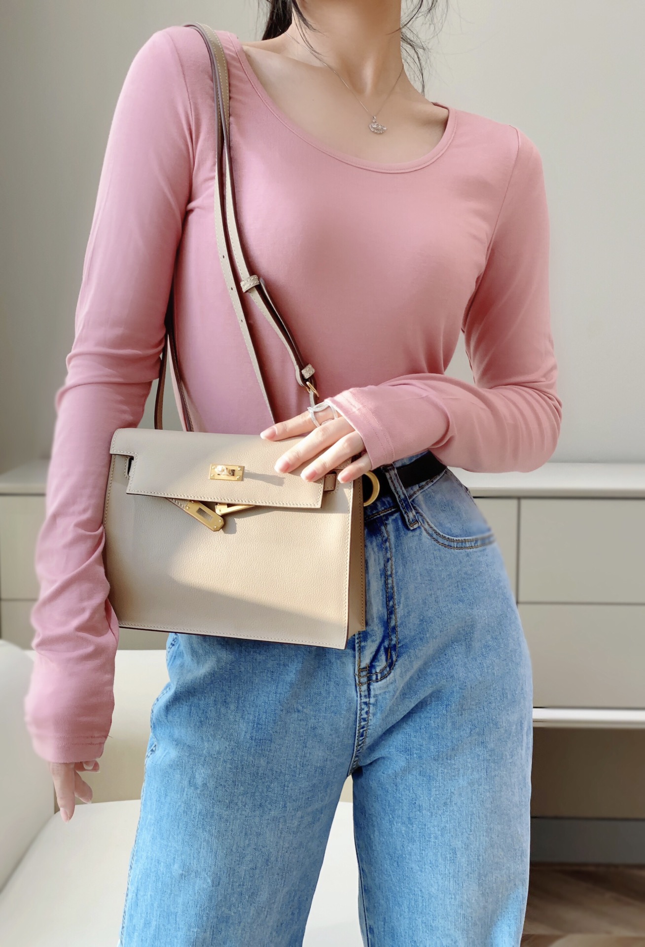 爱马仕 Hermès 高定典藏经典高奢皮具手袋托特包斜挎包女包 #7CA64C98 7