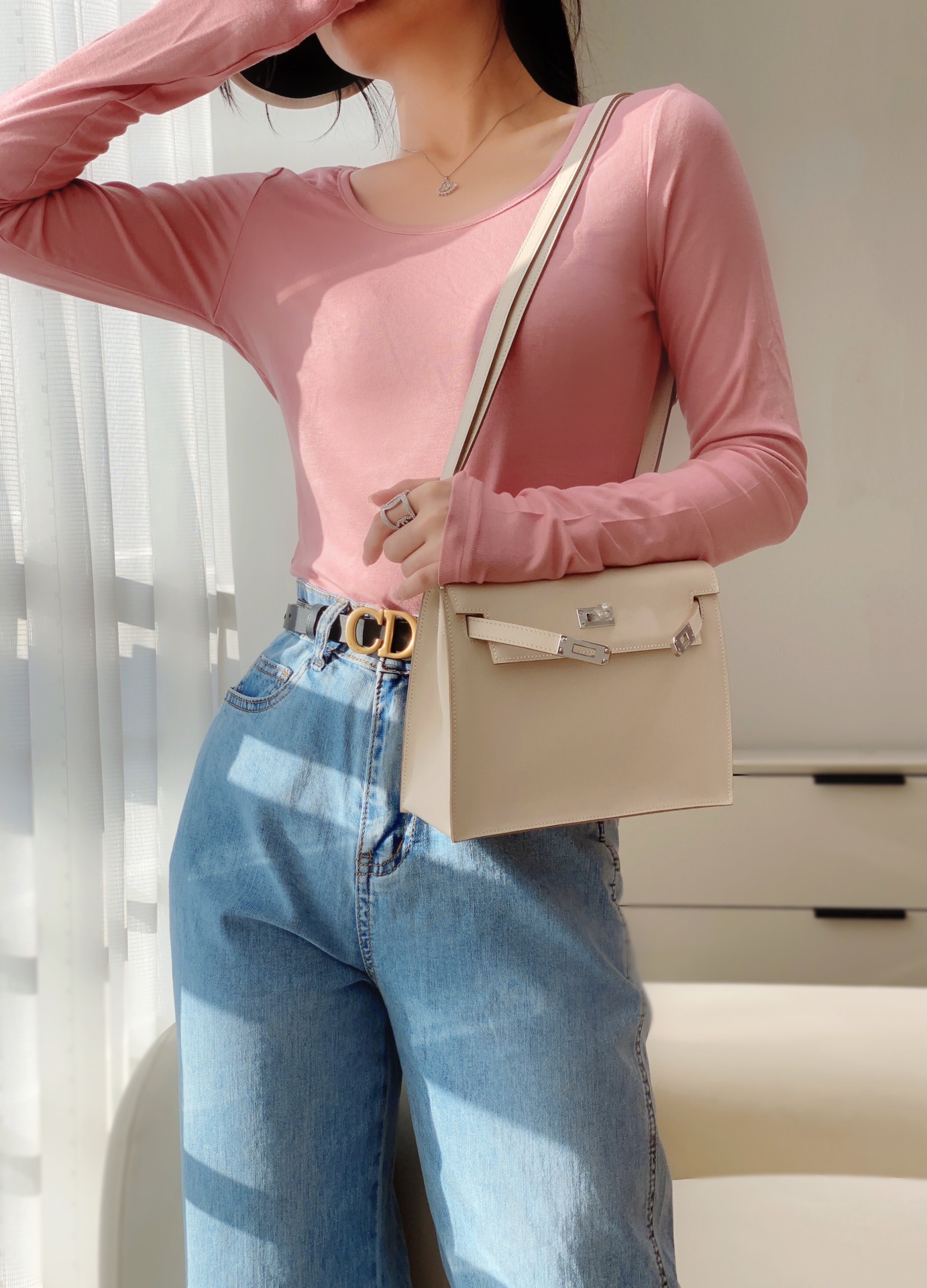 Hermès Luxury Designer Handbag Shoulder Crossbody Bag crafted in premium 7