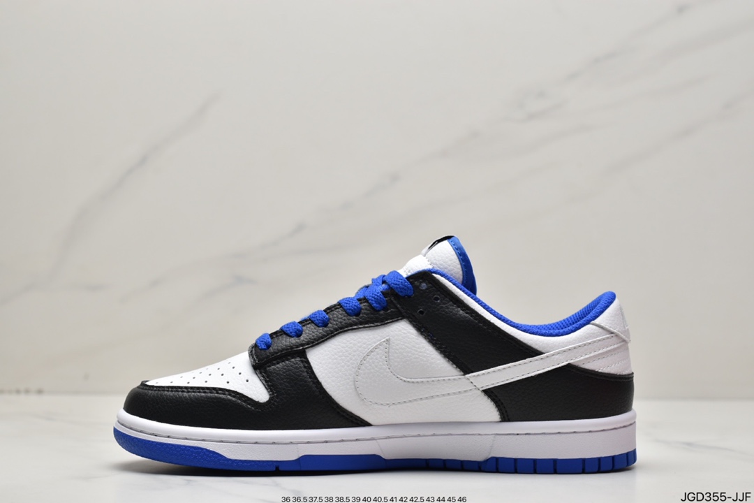 NIKE SB Dunk Low black and white blue FD9064-110