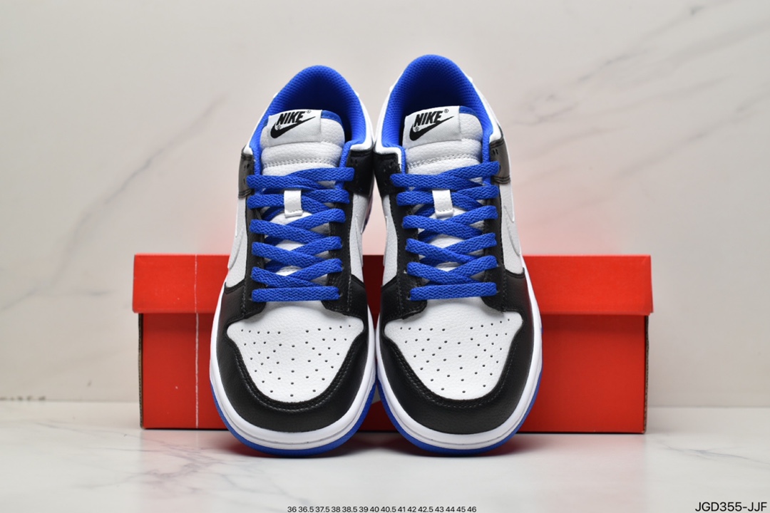 NIKE SB Dunk Low black and white blue FD9064-110