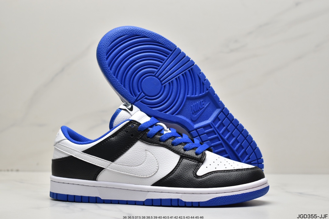 NIKE SB Dunk Low black and white blue FD9064-110