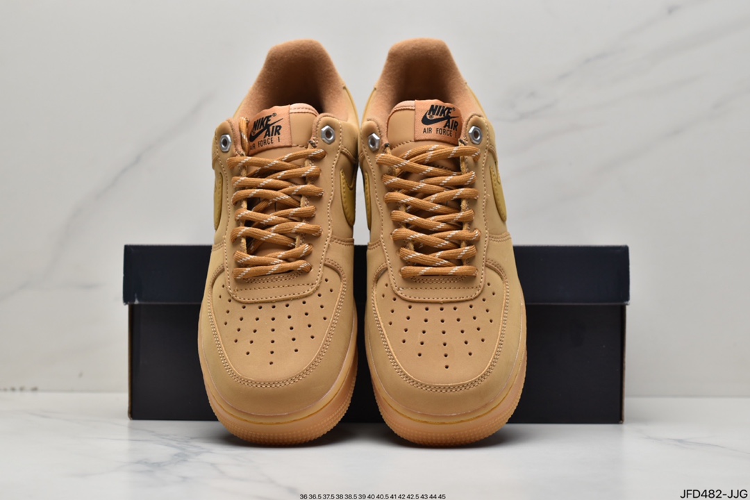 170 Nike Air Force1 Low AF1 经典款小麦色空军一号低帮休闲板鞋 CJ9179-200