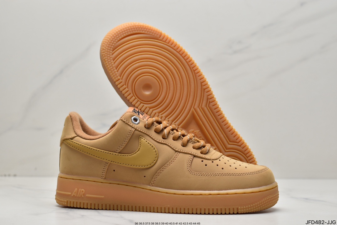 170 Nike Air Force1 Low AF1 经典款小麦色空军一号低帮休闲板鞋 CJ9179-200