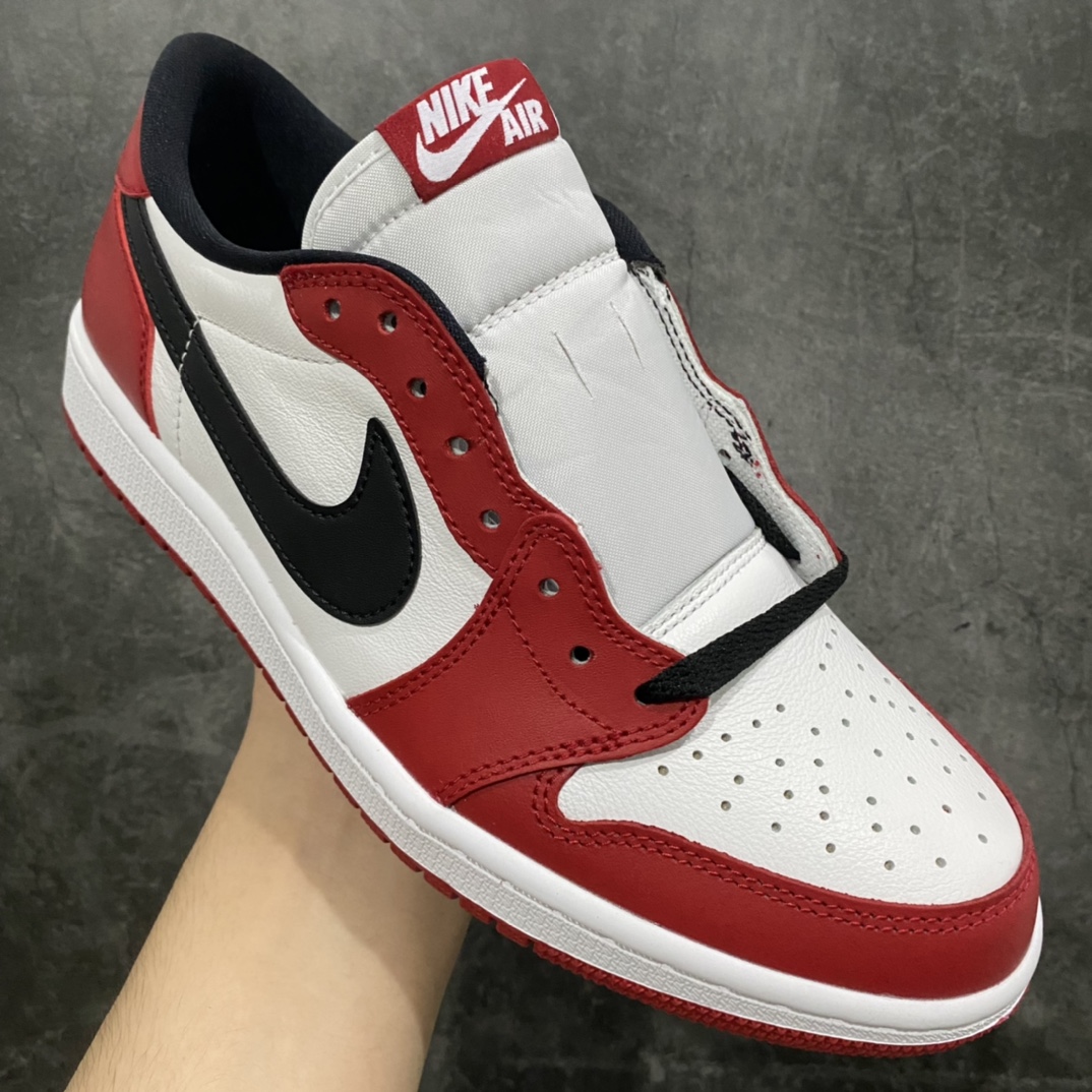 图片[3]-莞产DG版本Air Jordan 1 Retro Low Chicaoo AJ1低帮白红芝加哥705329-600 市售最强版的存在 打破市场无好货之说 原厂皮料加持 完美清洁度 鞋型无敌 真心走线没得挑 尺码：40.5-47.5-选品中心
