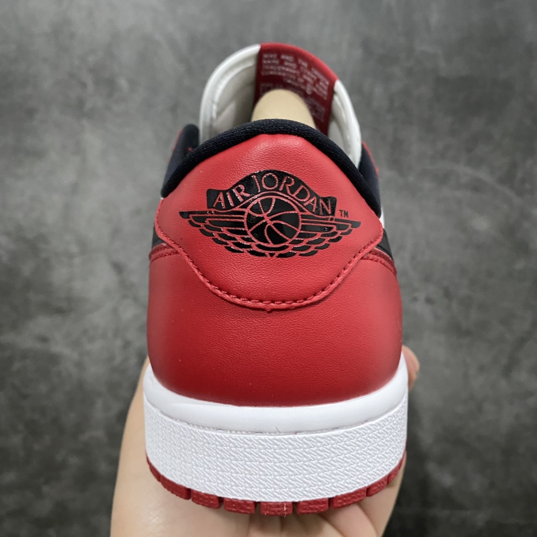 图片[4]-莞产DG版本Air Jordan 1 Retro Low Chicaoo AJ1低帮白红芝加哥705329-600 市售最强版的存在 打破市场无好货之说 原厂皮料加持 完美清洁度 鞋型无敌 真心走线没得挑 尺码：40.5-47.5-选品中心