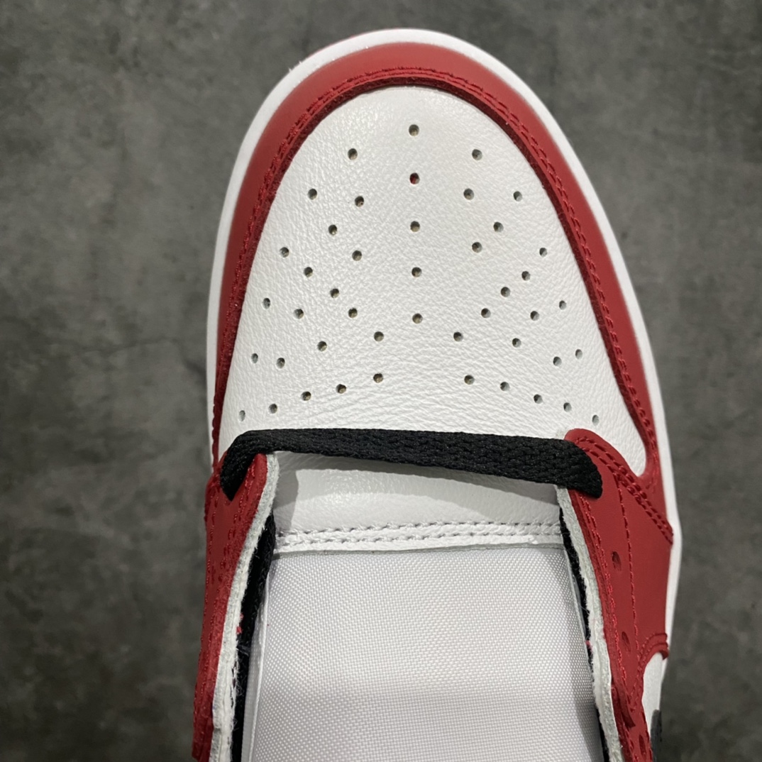 图片[5]-莞产DG版本Air Jordan 1 Retro Low Chicaoo AJ1低帮白红芝加哥705329-600 市售最强版的存在 打破市场无好货之说 原厂皮料加持 完美清洁度 鞋型无敌 真心走线没得挑 尺码：40.5-47.5-选品中心