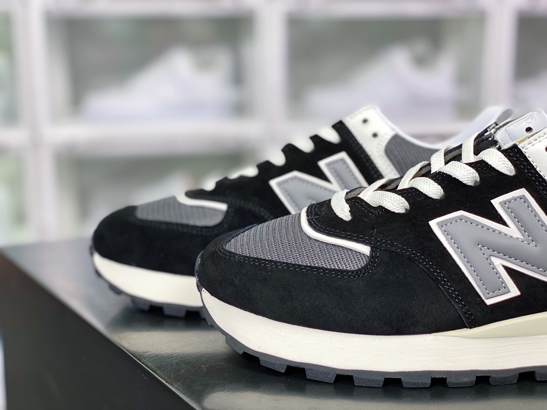 NB U574 Upgraded Edition Series Low Top Retro Casual Sports Jogging Shoes ”Black Gray White” U574LGG1