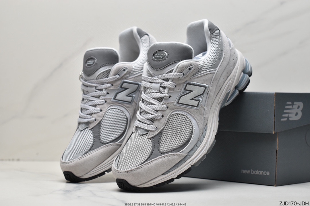 Pure original version New Balance 2002 series classic gray retro casual running shoes ML2002RDA